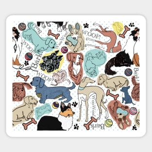 Bark Bark Woof - Furry Friends Sticker